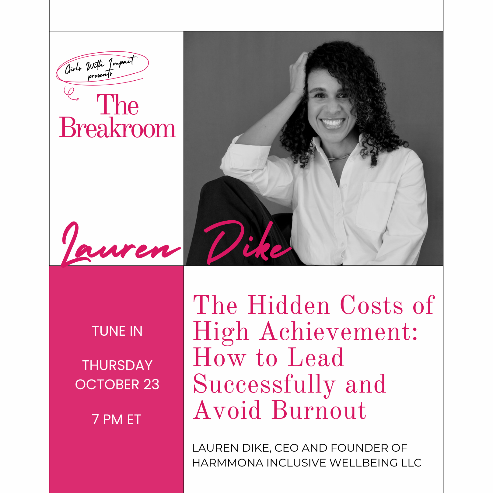 The BreakRoom | The Hidden Costs of High Achievement: How to Lead Successfully and Avoid Burnout 