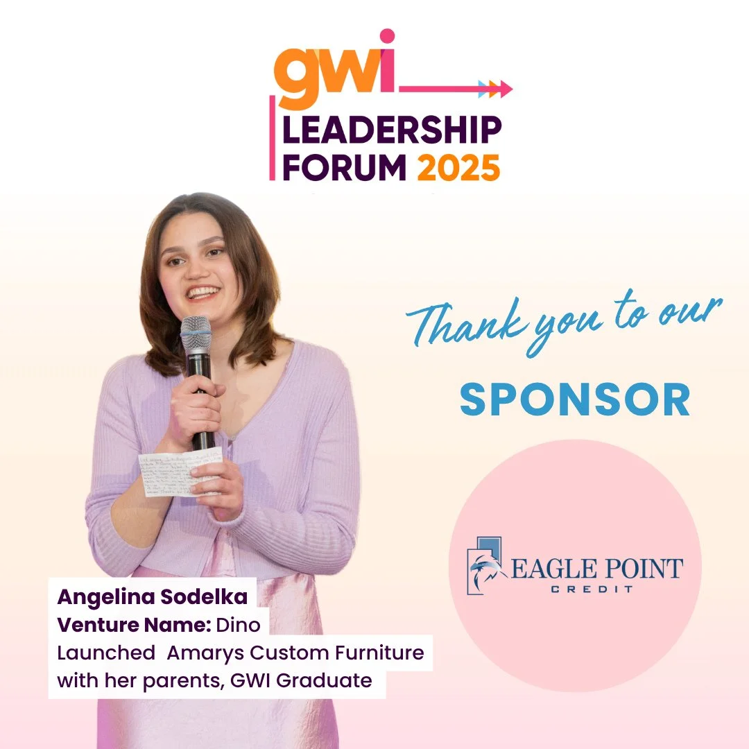 A huge thank-you to Eagle Point Credit for helping make our 2025 Leadership Forum possible! 💼✨⁠
⁠
Your support fuels GWI&rsquo;s mission to equip the next generation of women with the skills, confidence, and leadership training to shape the future o