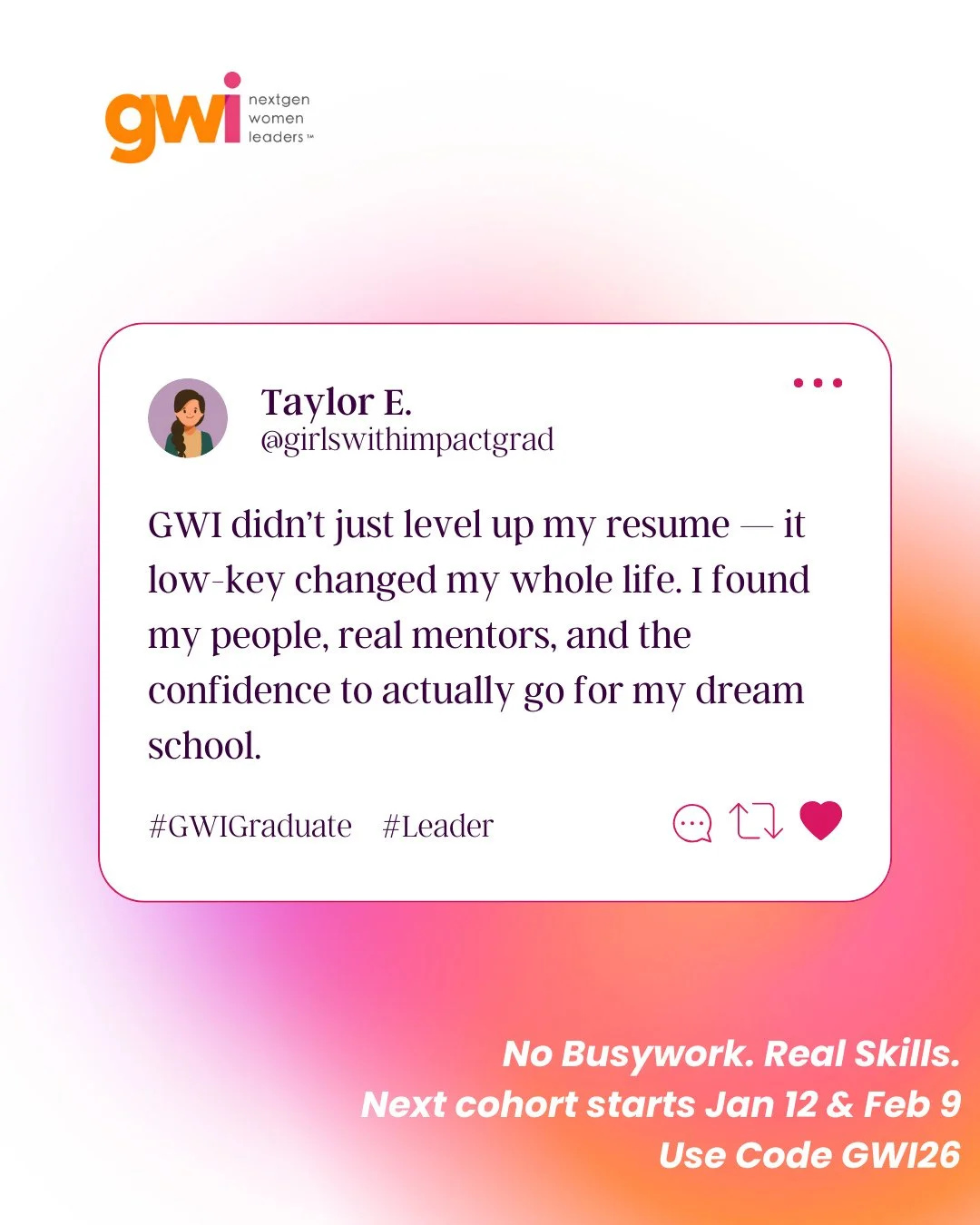 Taylor&rsquo;s story shows what happens when students get real skills, mentors who care, and a community that believes in them. Through the Business &amp; Leadership Academy, she built confidence, launched a real business idea, and was supported thro