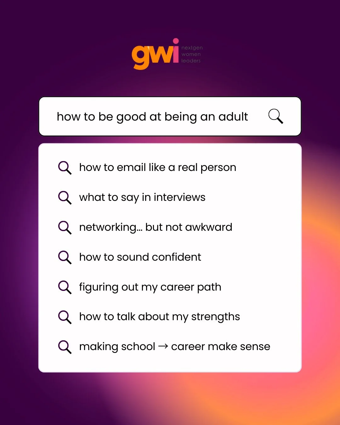 If &ldquo;how to be good at being an adult&rdquo; is your current search history&hellip; same ❄️⁠
⁠
The Career Accelerator + Academy are live, online programs that help you feel confident at work, talk about your strengths, and actually figure out yo