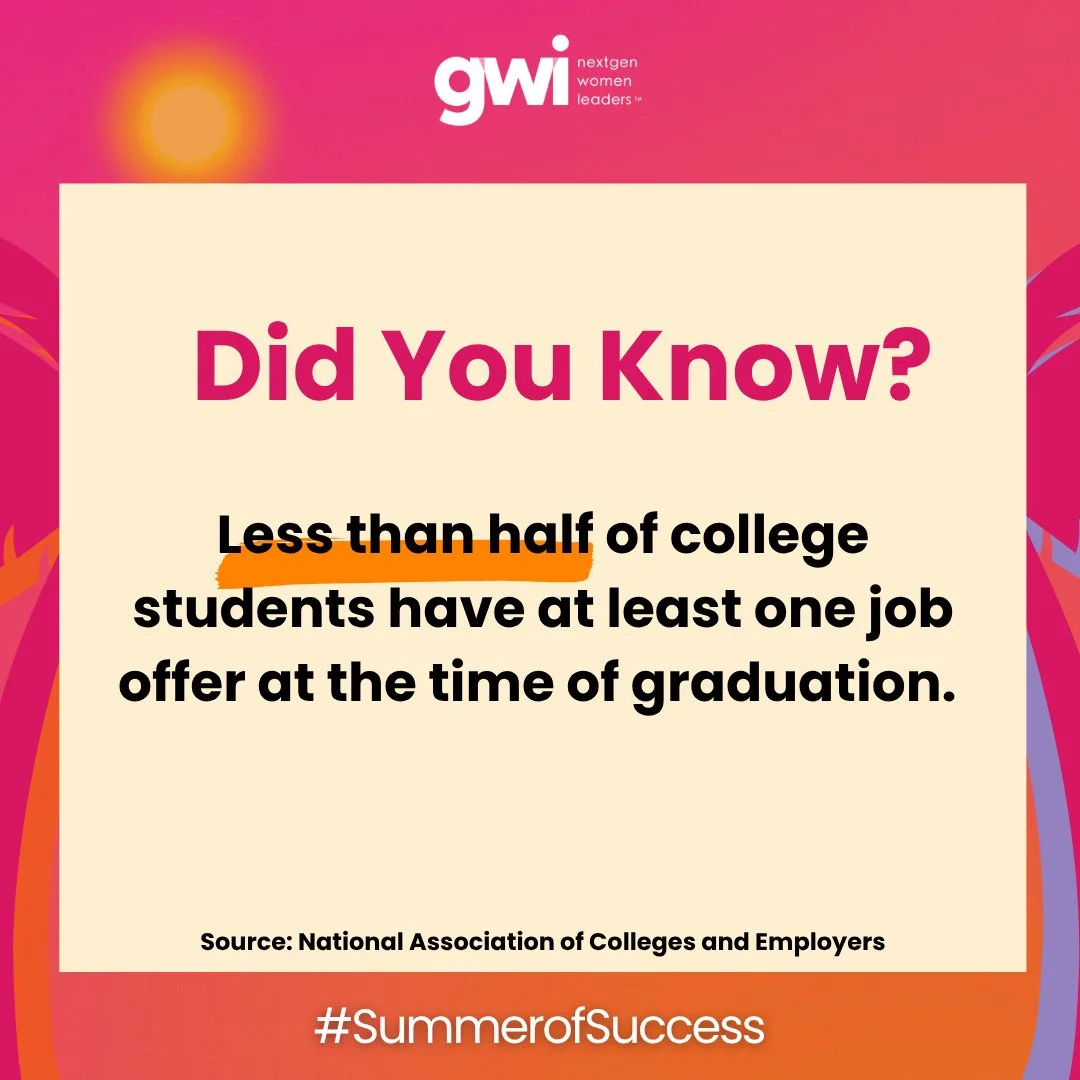 This summer isn&rsquo;t a 'break'... it&rsquo;s a career advantage.⁠
⁠
Nearly 65% of college graduates (yes, the same ones posting their graduation pictures this month) don't have jobs lined up at graduation, and access to real-world experience is mo