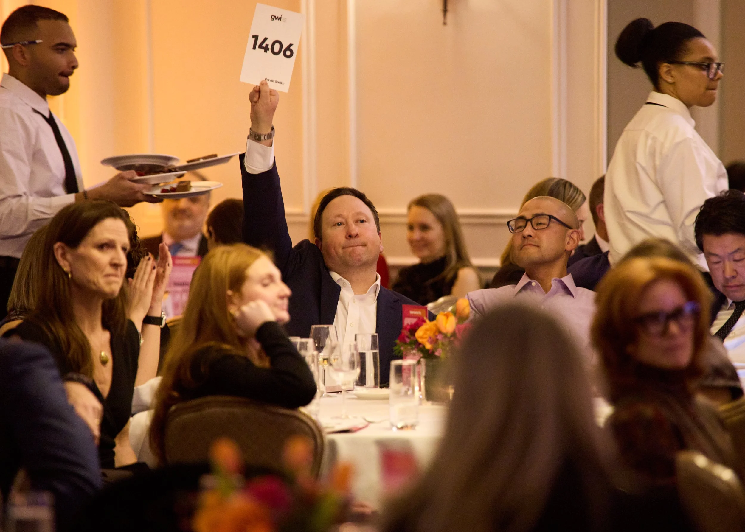 Auction and paddle raise at the 2026 GWI Trailblazer Gala