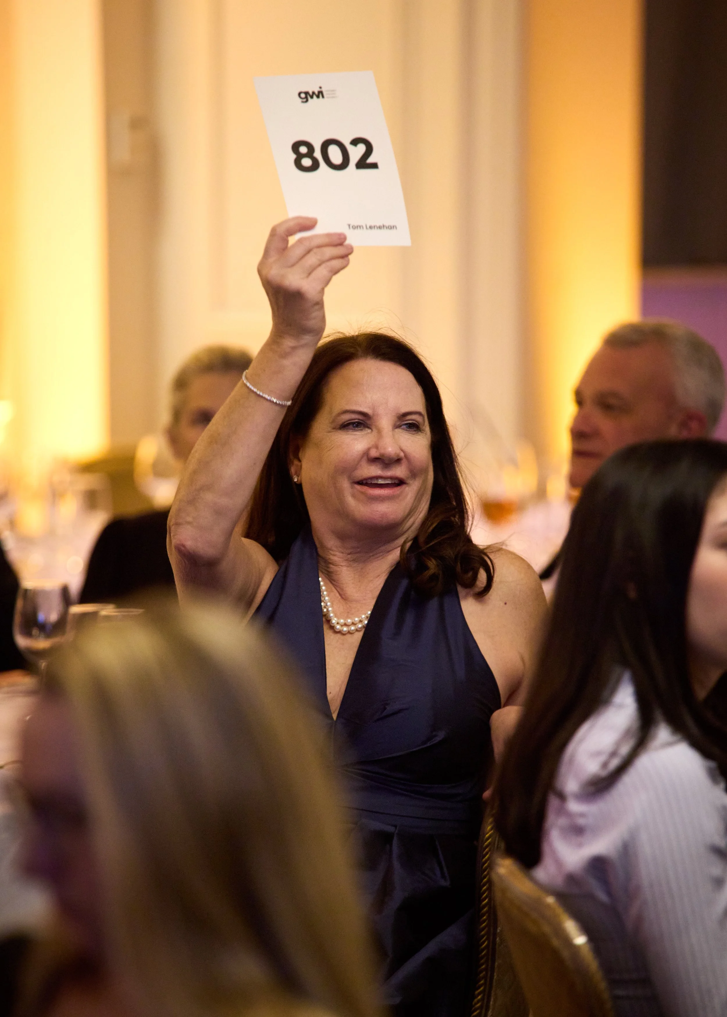Auction and paddle raise at the 2026 GWI Trailblazer Gala