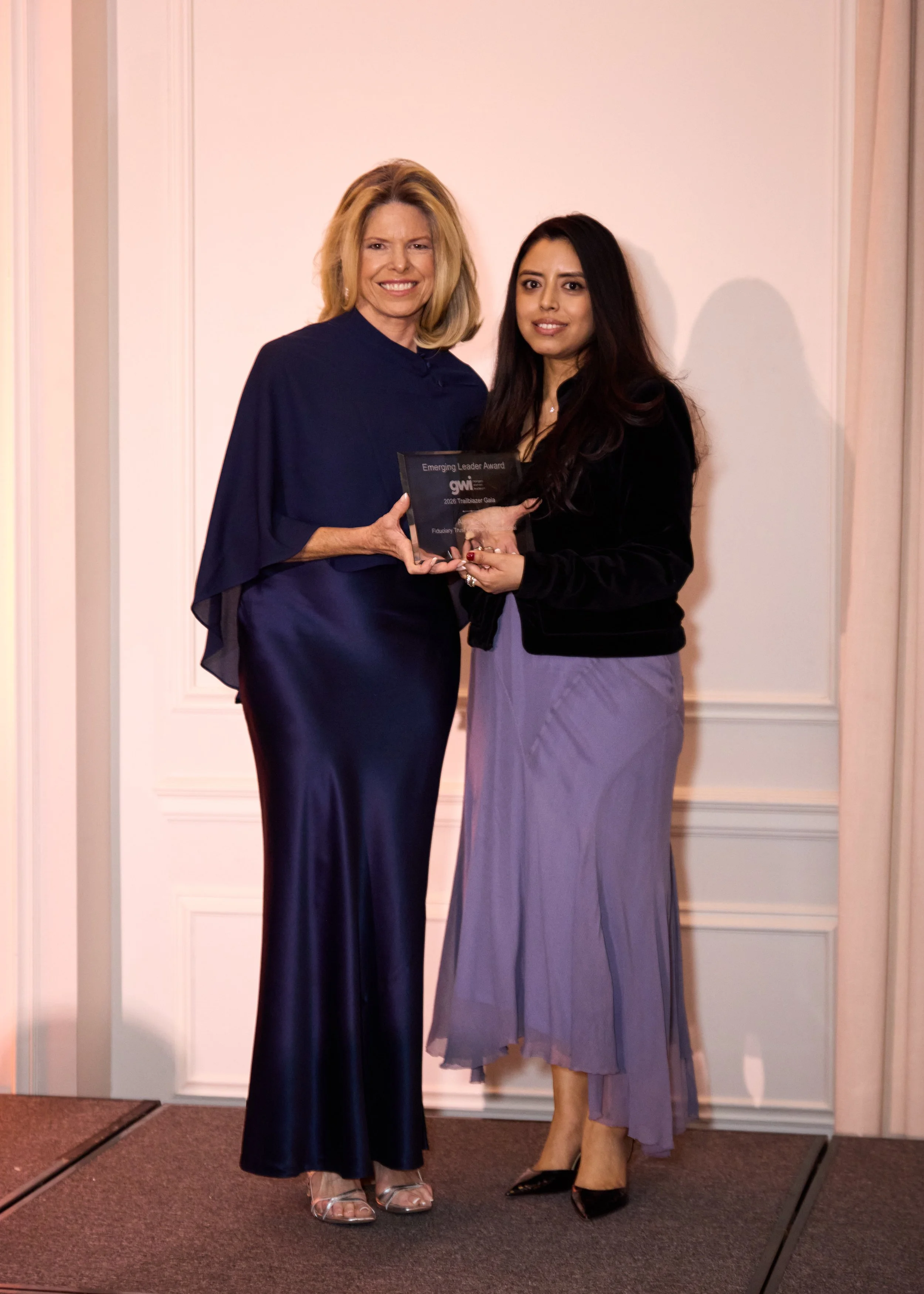 Emerging Leader presentation at the 2026 GWI Trailblazer Gala