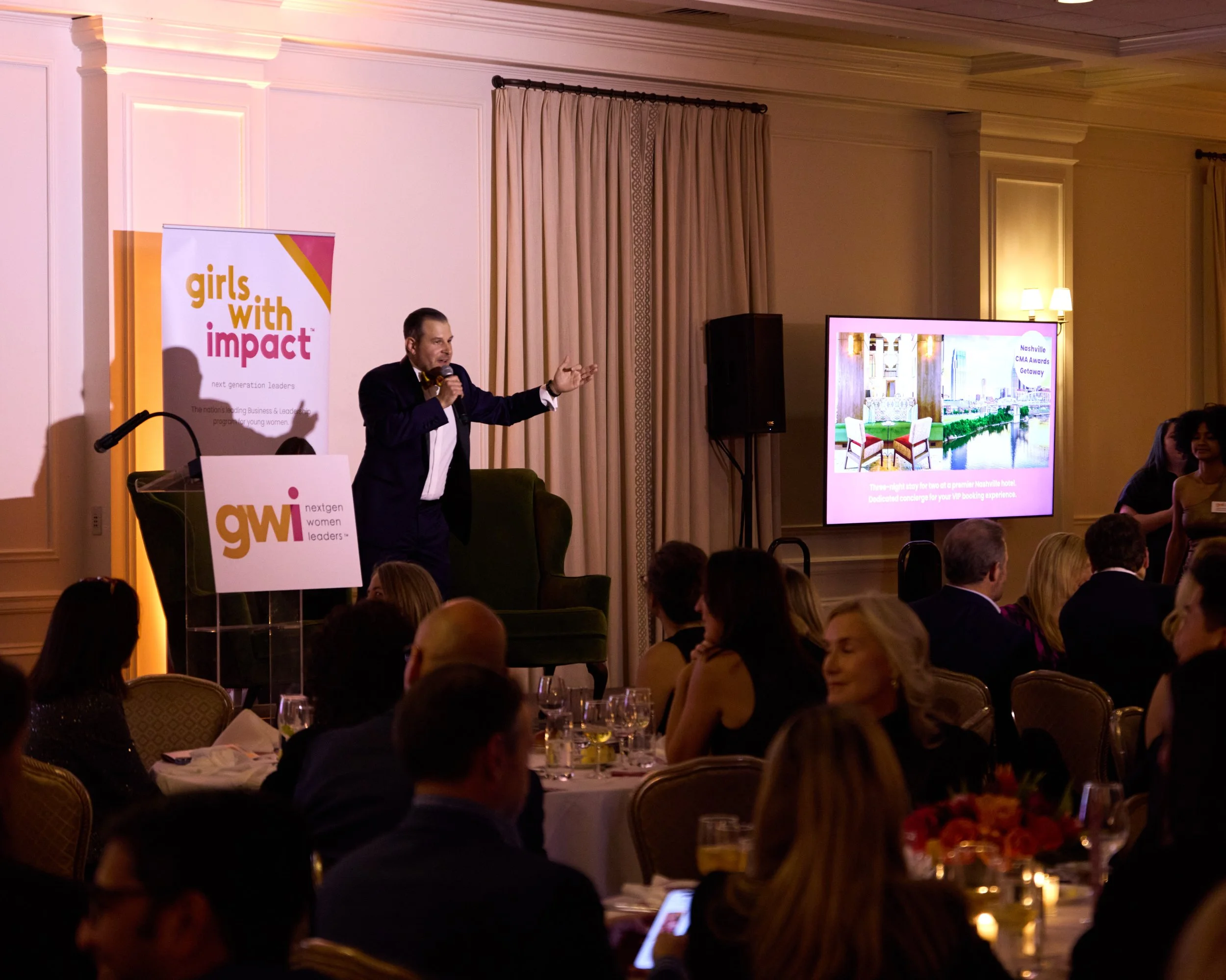 Auction and paddle raise at the 2026 GWI Trailblazer Gala