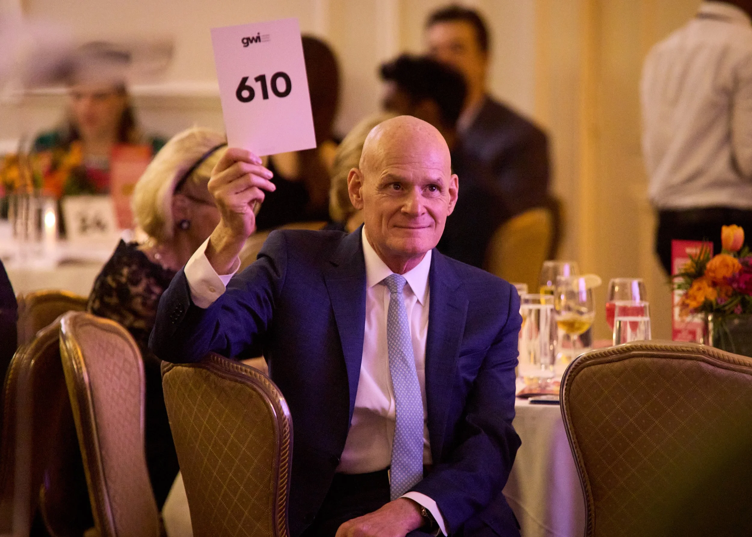 Auction and paddle raise at the 2026 GWI Trailblazer Gala