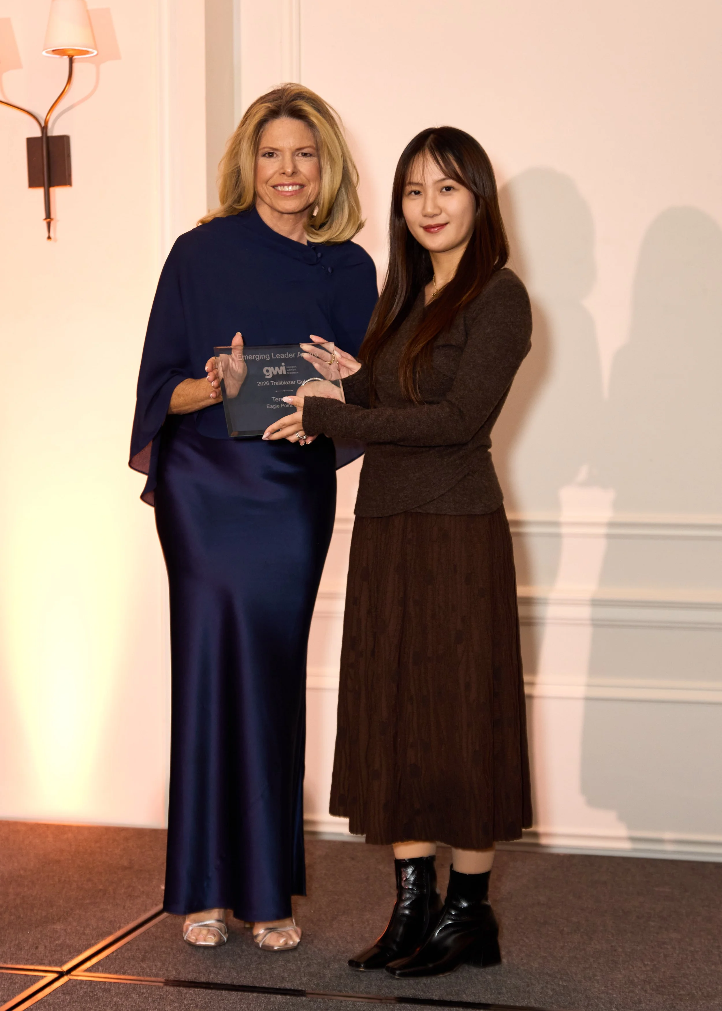 Emerging Leader presentation at the 2026 GWI Trailblazer Gala