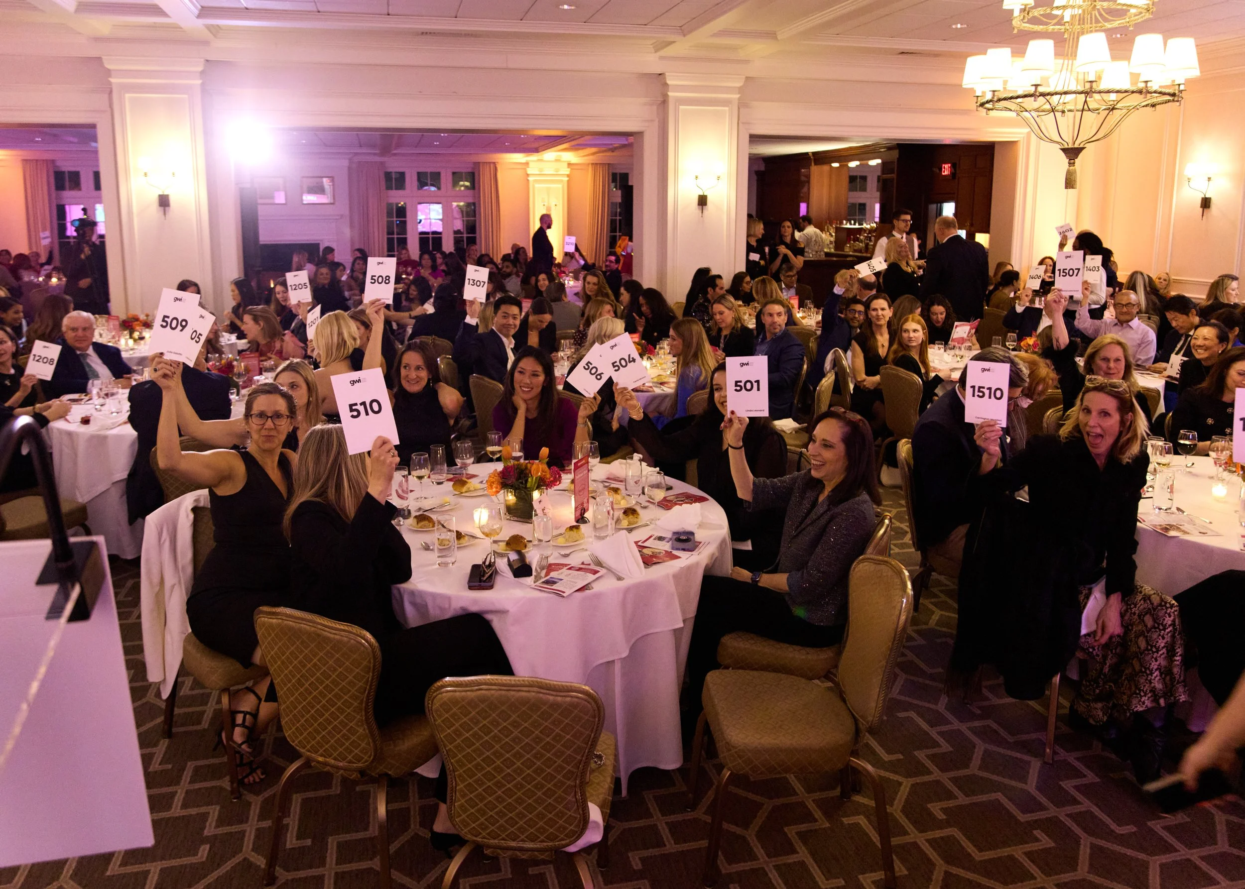 Auction and paddle raise at the 2026 GWI Trailblazer Gala