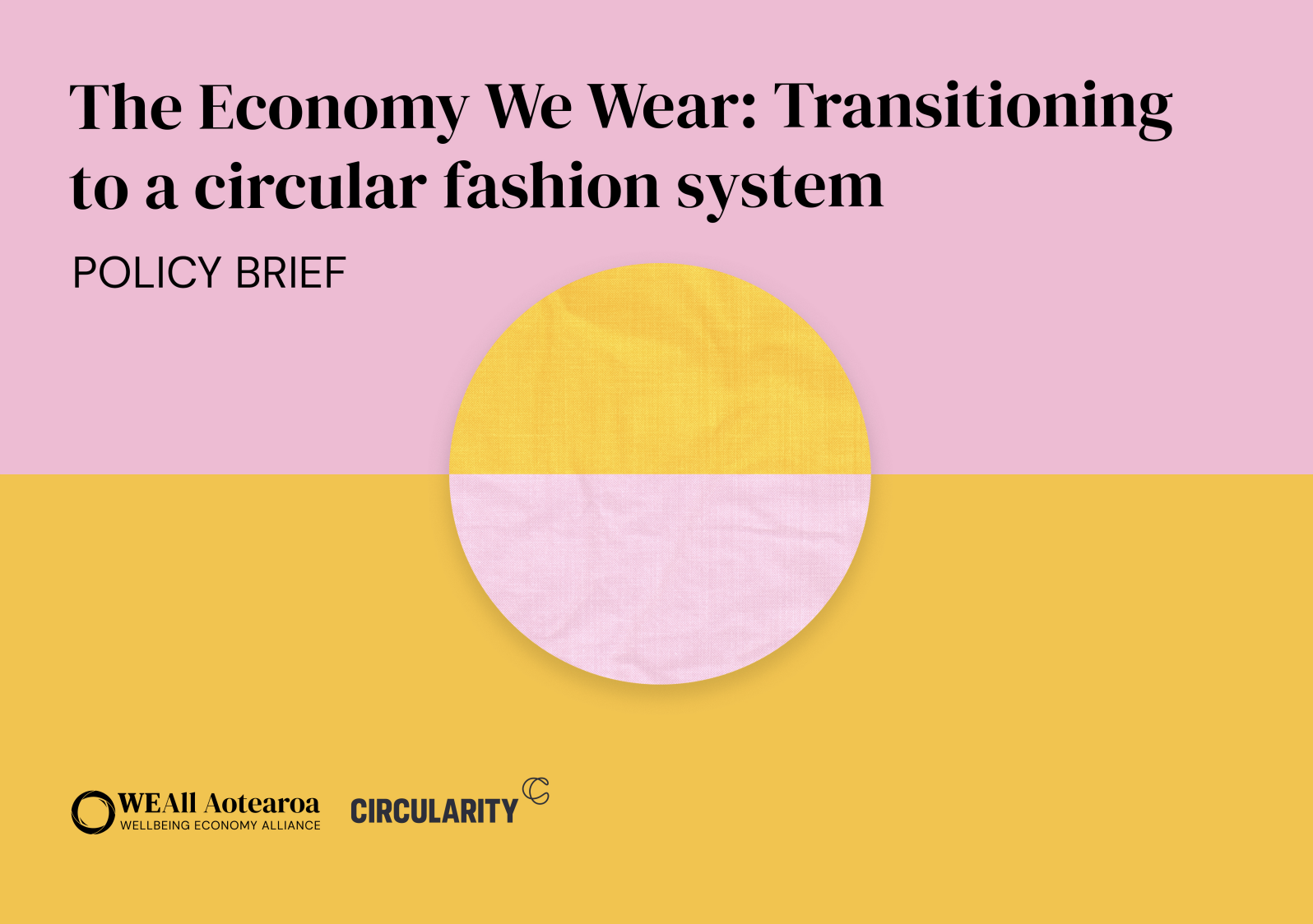 The Economy We Wear: Transitioning to a circular fashion system