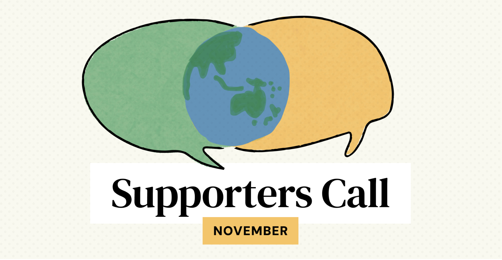 Supporters’ Call | November