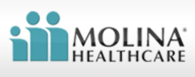 Molina Healthcare logo with stylized teal figures and black text