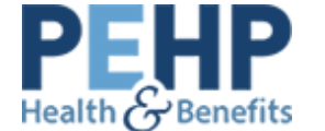 PEHP Health & Benefits logo in blue and gray