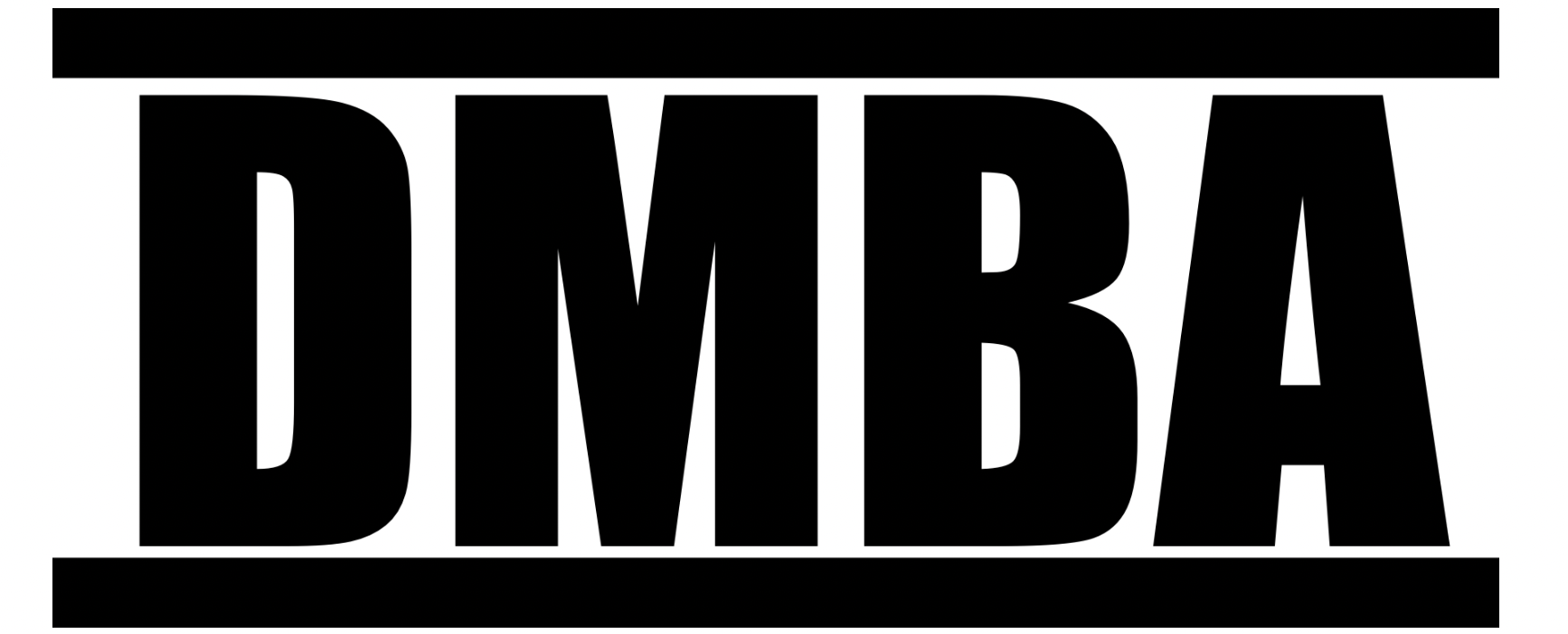 Bold black text spelling 'JMB&A' on a white background, with black bars above and below.