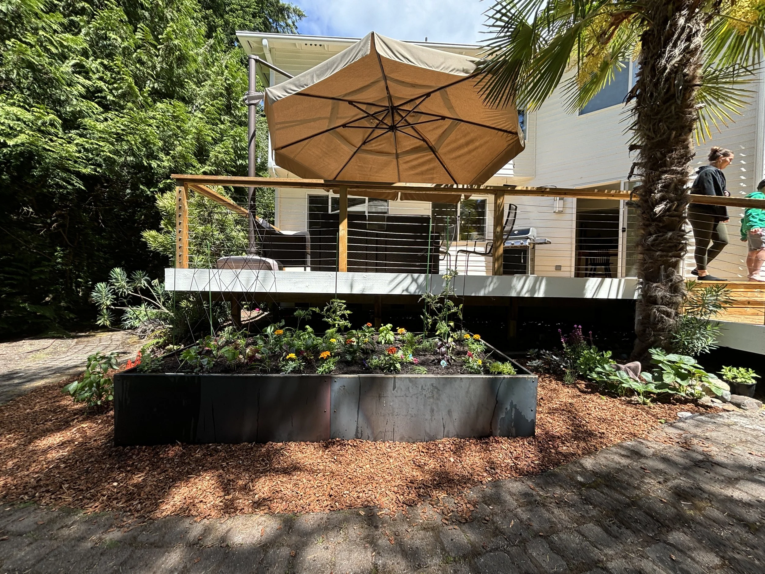 A gorgeous addition to their backyard oasis