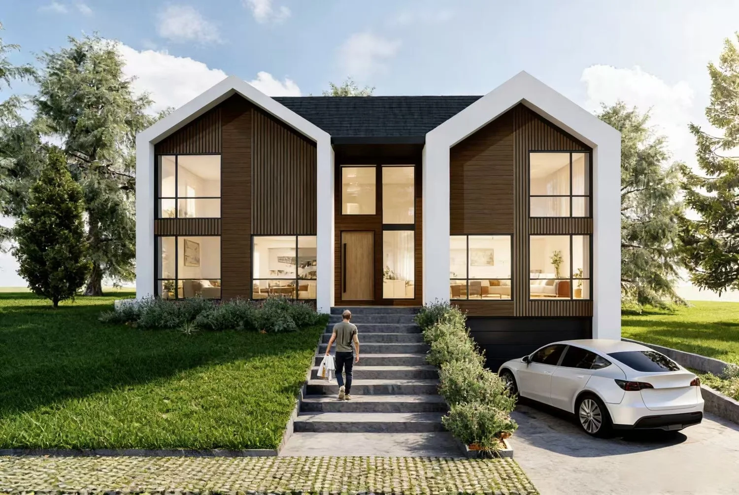 Rendering of 830 Koman Dr, Paramus, NJ: Single-family residence