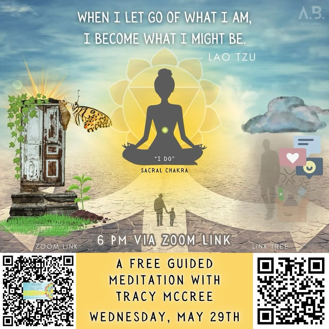Do you find yourself at a crossroad right now in life, in your relationship, at work? Are you feeling stuck or unsure of your next step? Join me for a free guided meditation on Wed. 5/29 @ 6:00pm EST. We will explore ways to let go-to find our way. I