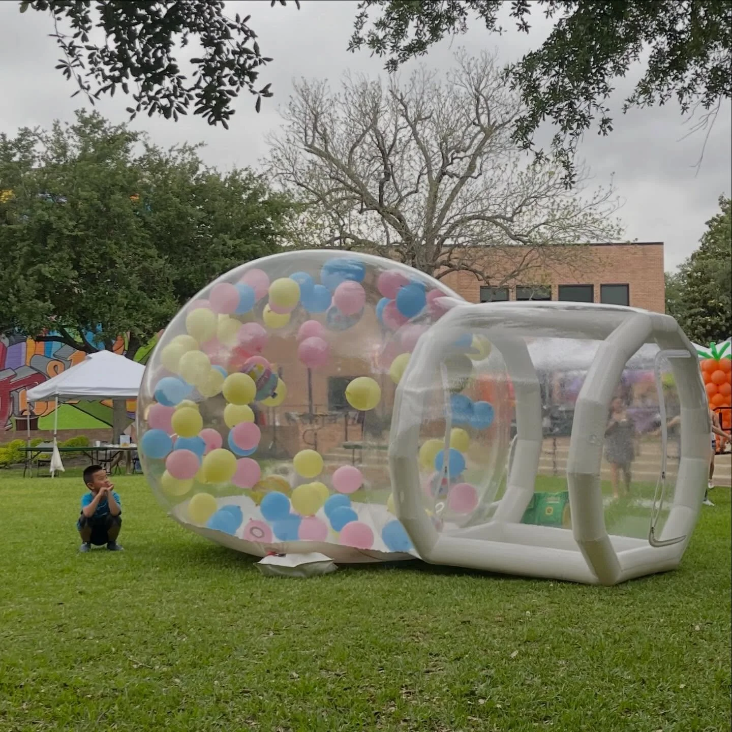 This adorable little guy couldn&rsquo;t wait for the fun to begin!🤩 He was literally counting down the minutes! Too cute!🥰

Now&rsquo;s the time to book our Bubble House before it gets too hot outside. Once temperatures reach above 85, the Bubble H