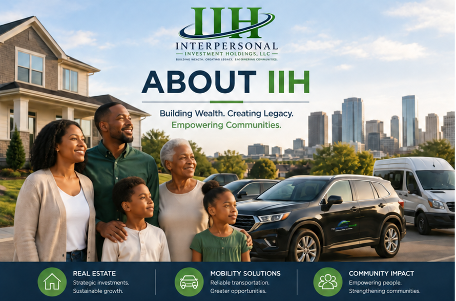About Interpersonal Investment Holdings, a purpose-driven company investing in real estate, mobility, strategic ventures, and community impact.