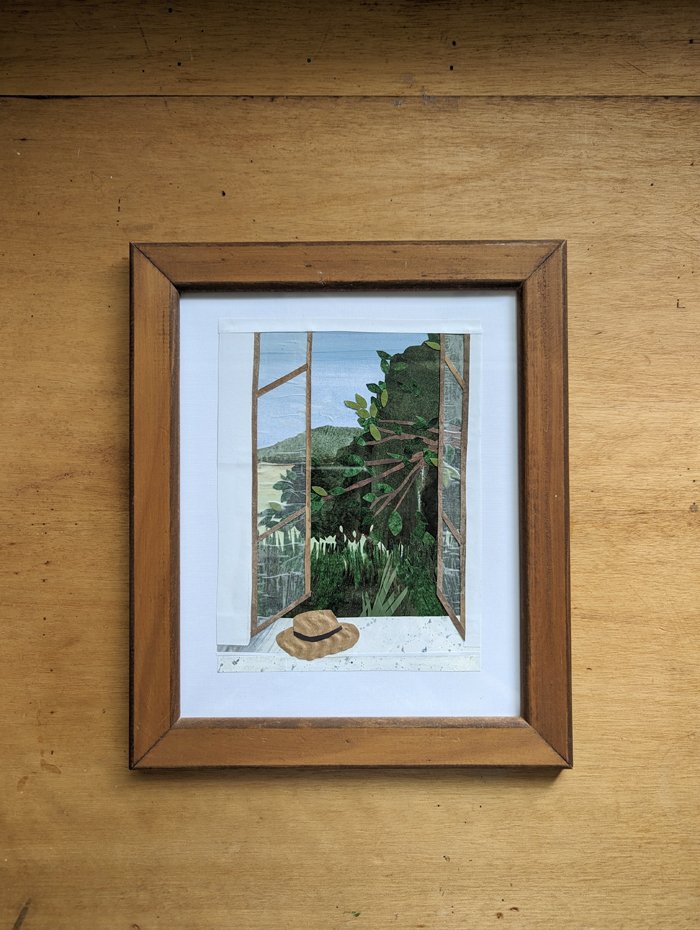 through a window collage by Brenner Lowe