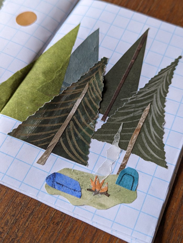 forest collage