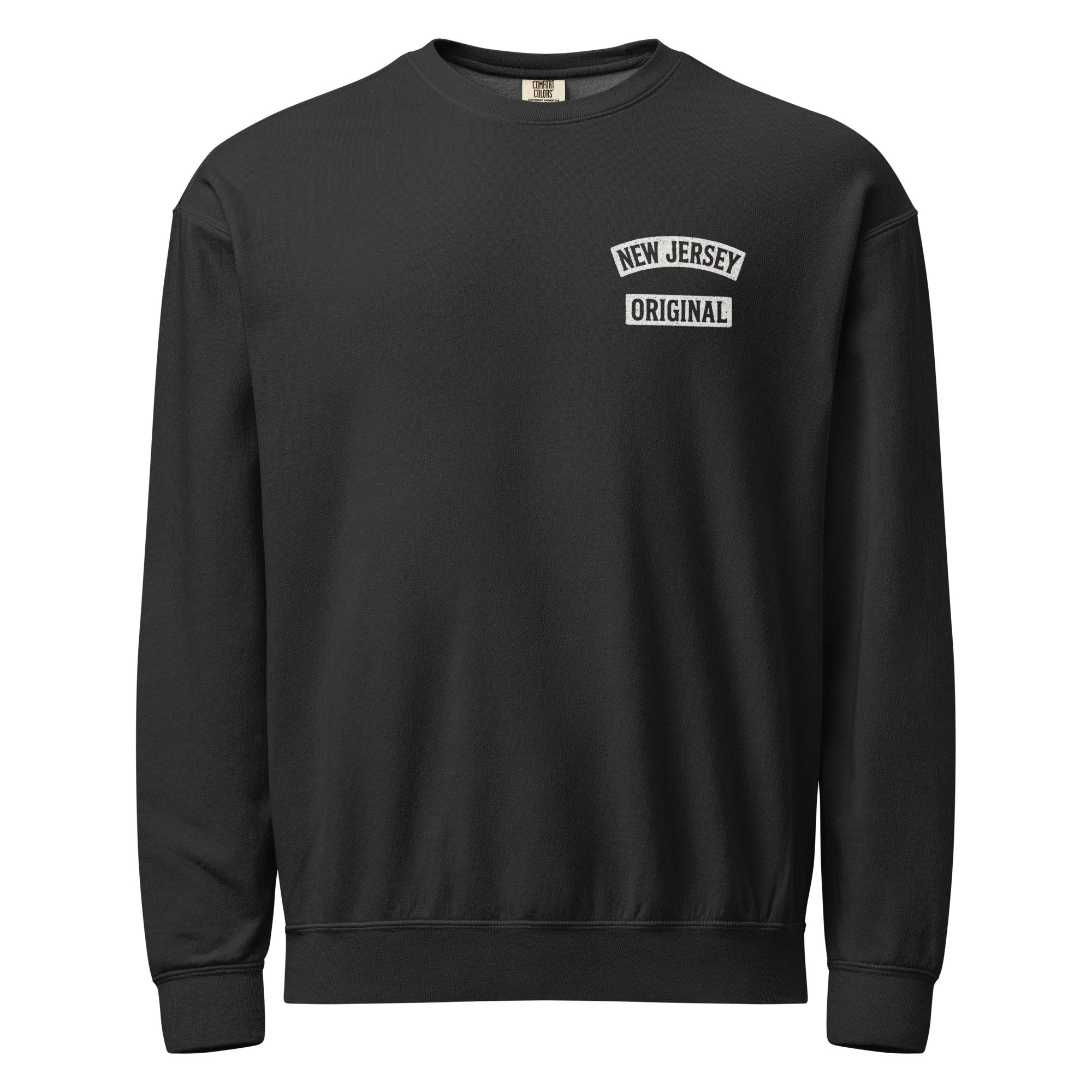 unisex-garment-dyed-lightweight-fleece-crewneck-sweatshirt-i-comfort-colors-1466-black-front-6904ccec34b53.jpg