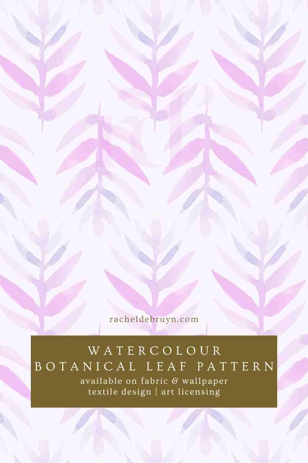 Surface Pattern Design Licensing Purple Wallpaper & Pattern Designs for Licensing | Rachel de Bruyn ...