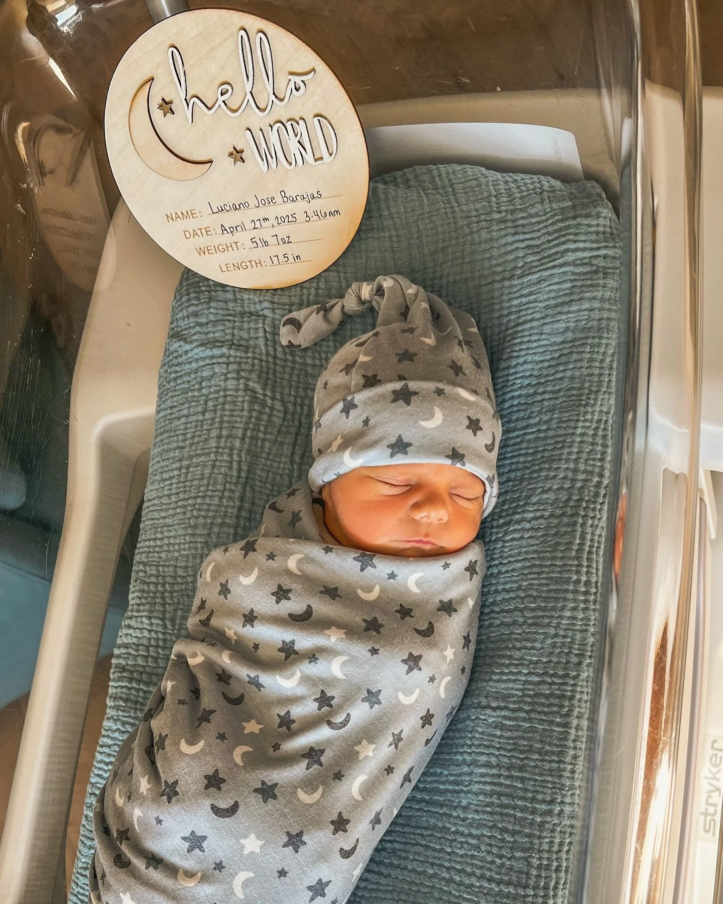 Baby Luciano 🩵 Arrived April 27th 💫