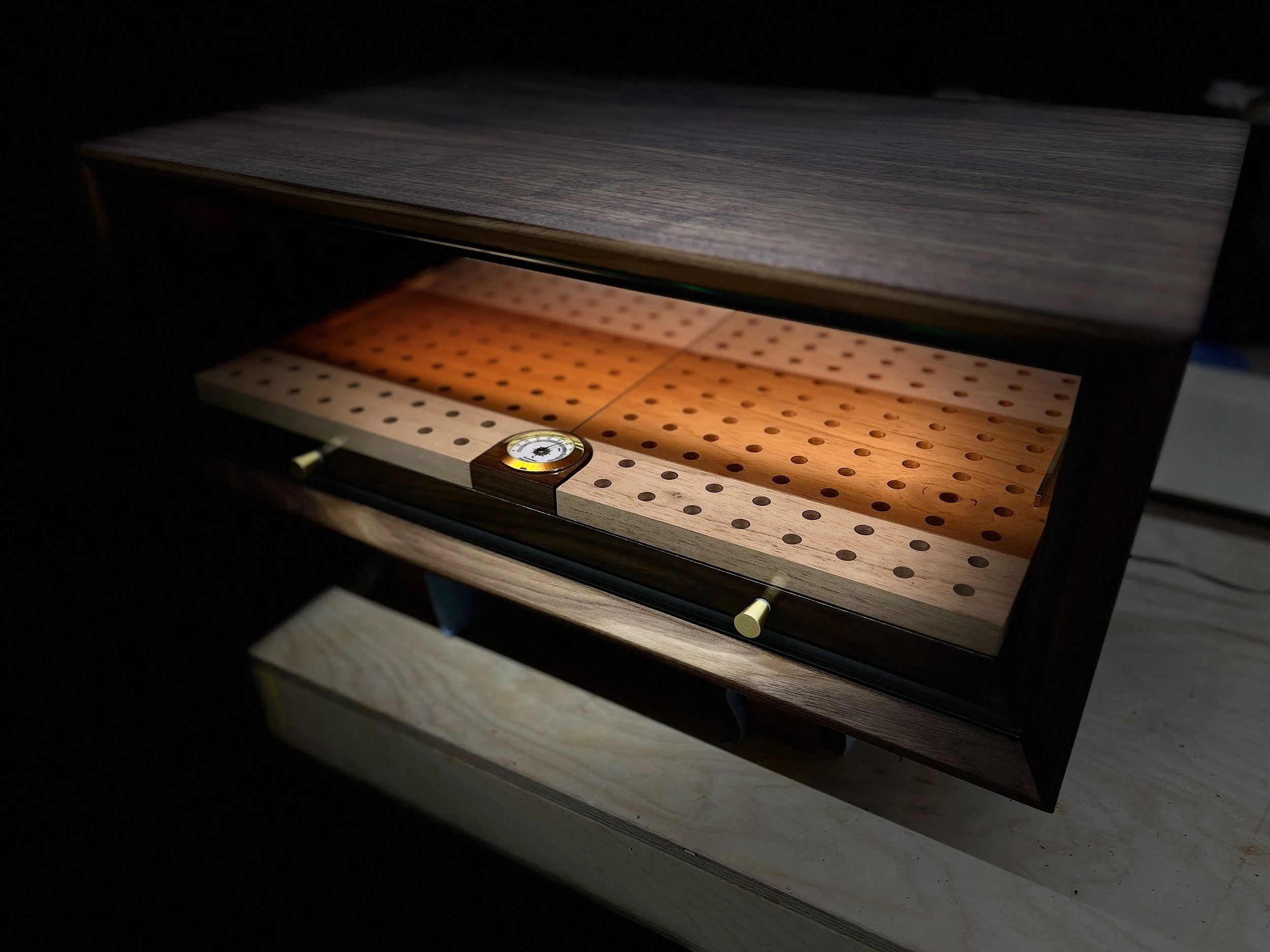 Custom cigar humidor mid century 3 - 1.jpeg