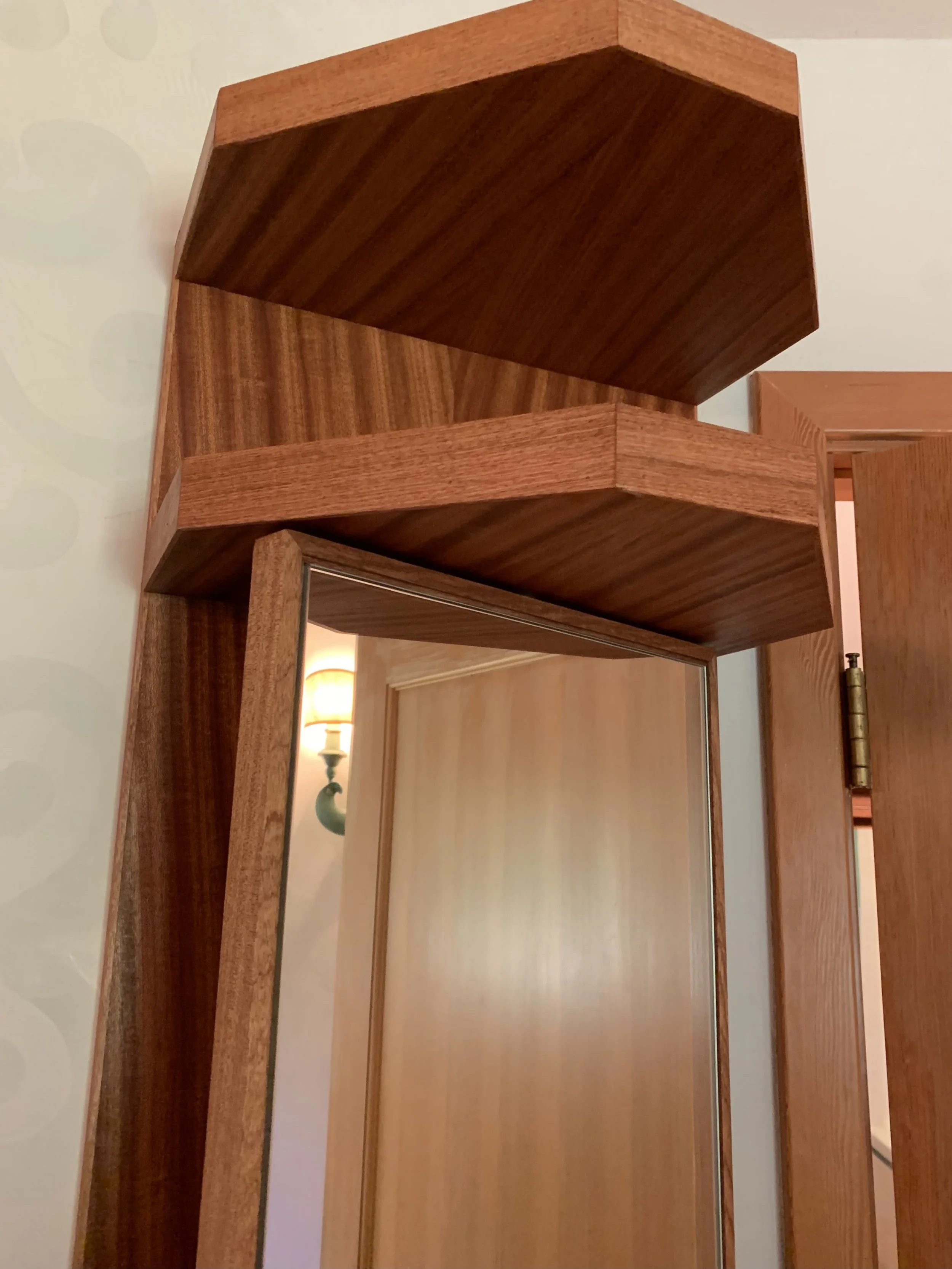 Bathroom renovation with custom tile and custom cabinetry 