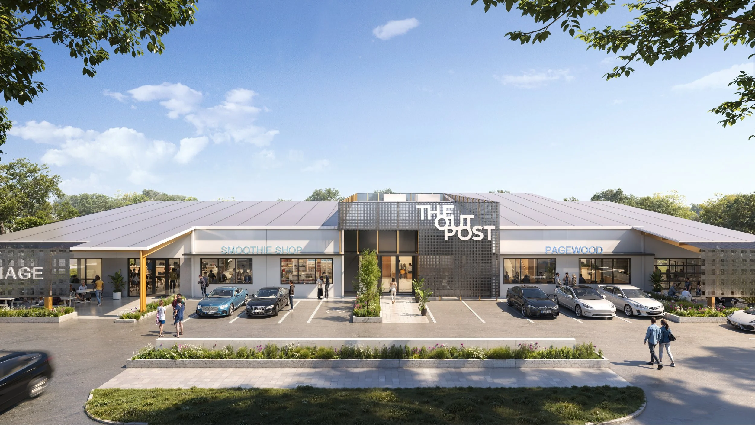 PAGEWOOD Acquires 1440 Brittmoore Road and Announces Redevelopment Plans for New Headquarters and Retail Destination, The Outpost at Brittmoore