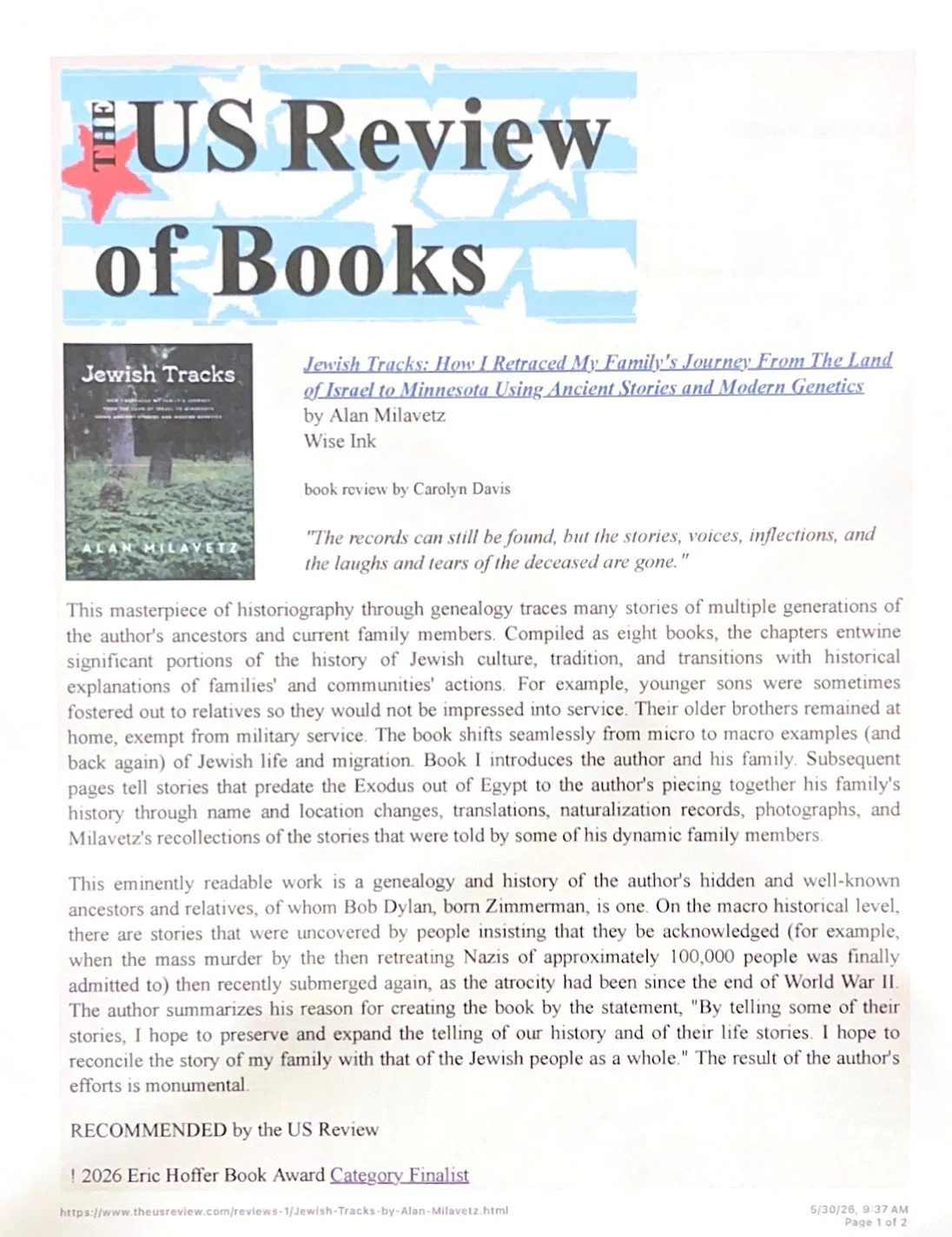 U S Review of Books, Review.jpg