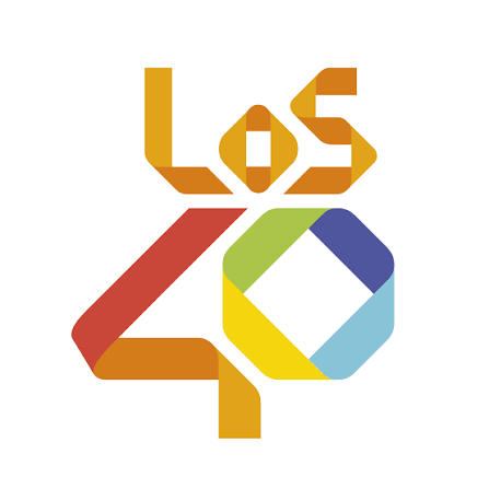 Logo de Los 40, medio de comunicación donde Mónica Zarazúa ha colaborado abordando temas de sexualidad y relaciones.