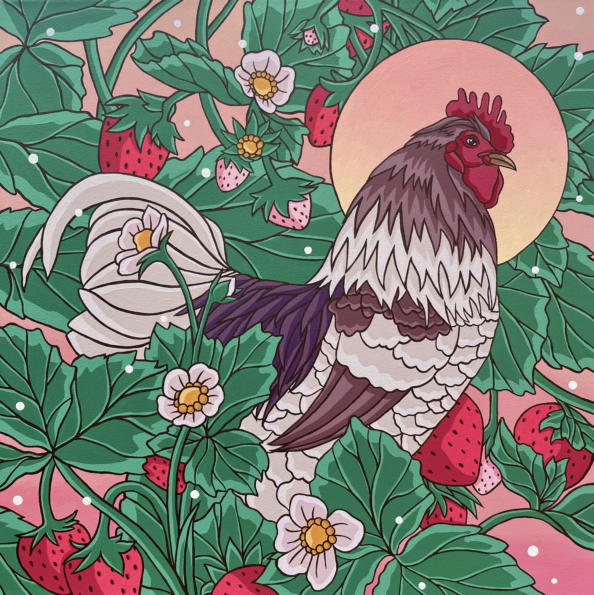 Strawberry Fields Forever (Original Painting)