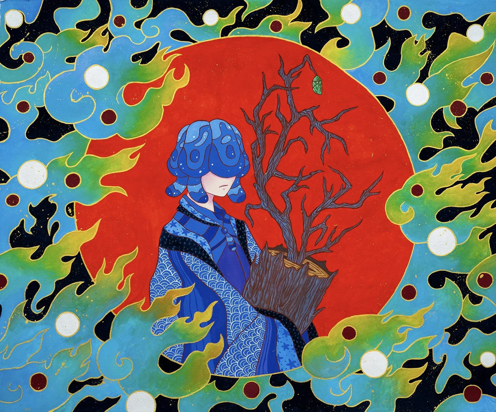 Up in Flames (Original Painting)
