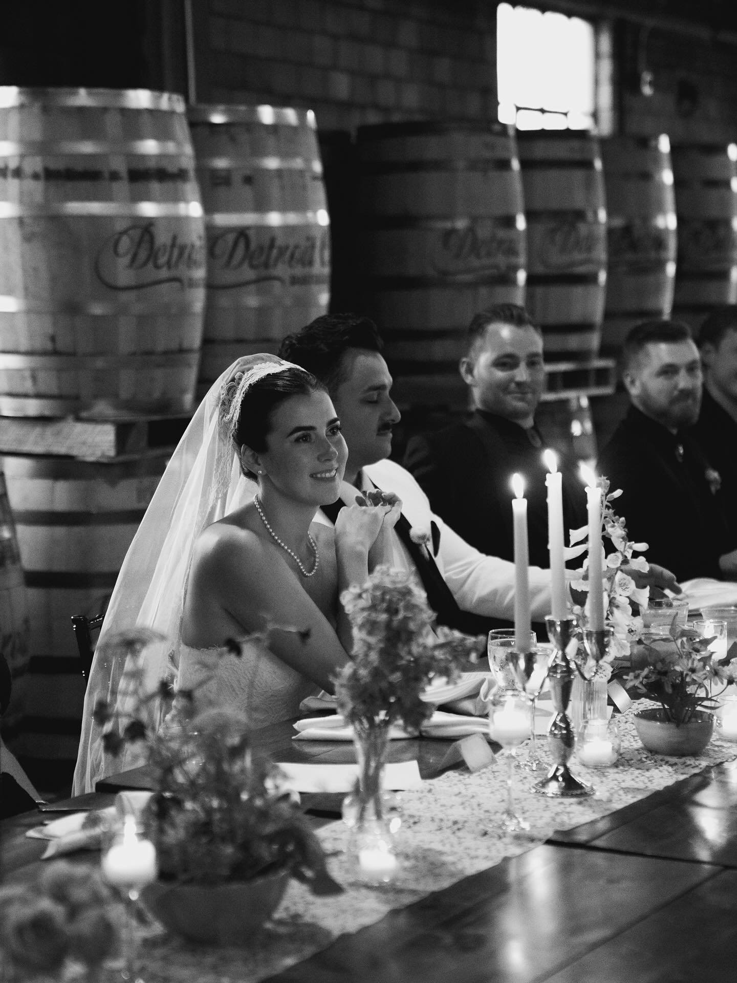 A special, colorful day captured in black and white 🤍 more of Danie &amp; Joe.