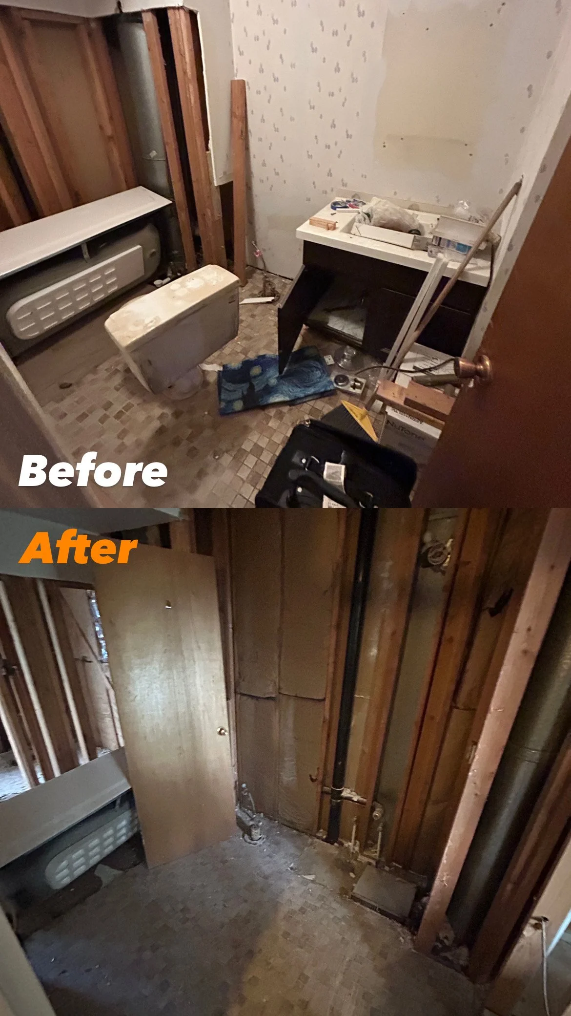 Bathroom Demolition in Northern Utah