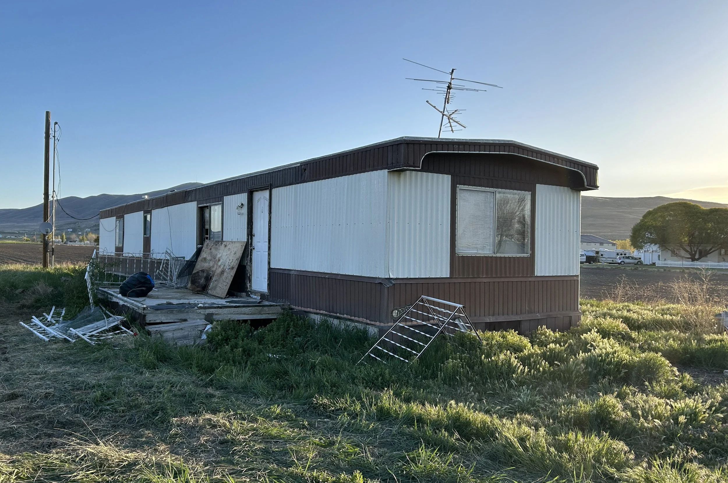 Mobile home removal in Northern Utah