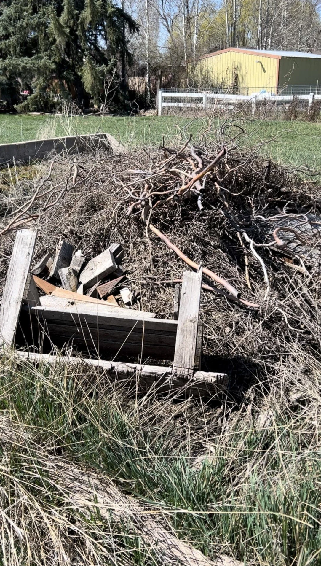 Yard waste cleanup in Cache County Utah