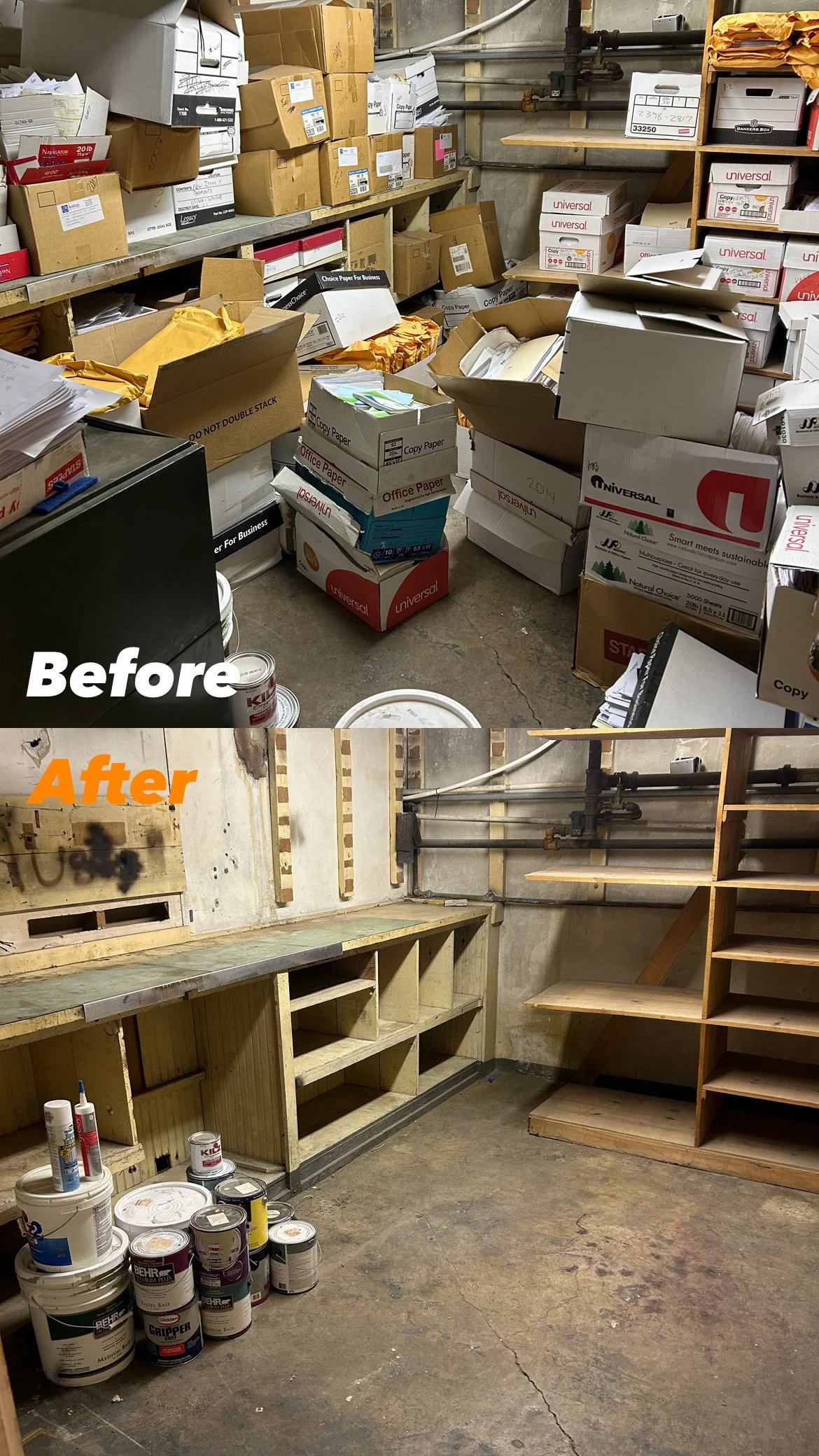 Records Clean Out in Logan, Utah