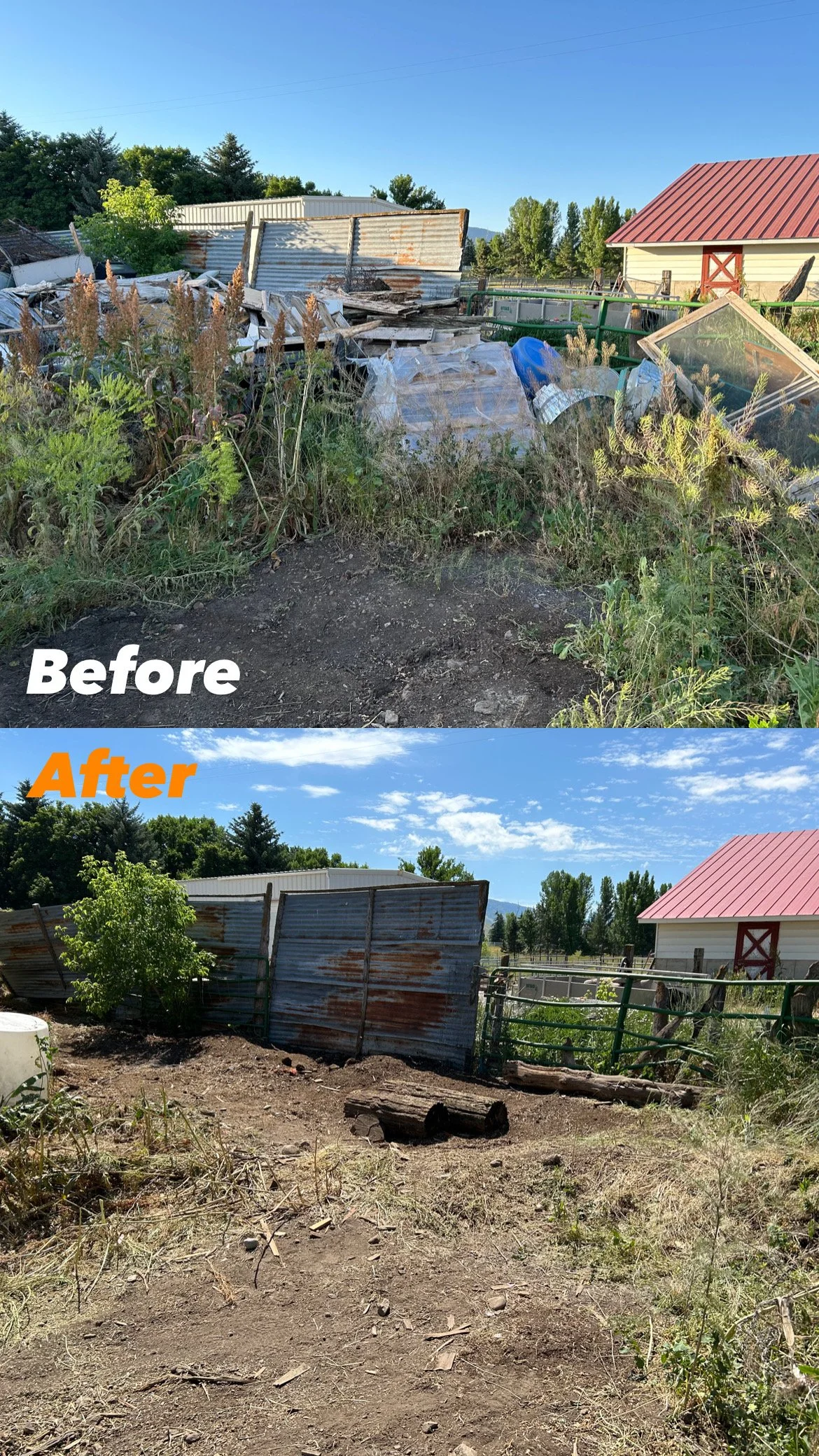Ranch Cleanup in Paradise, Utah