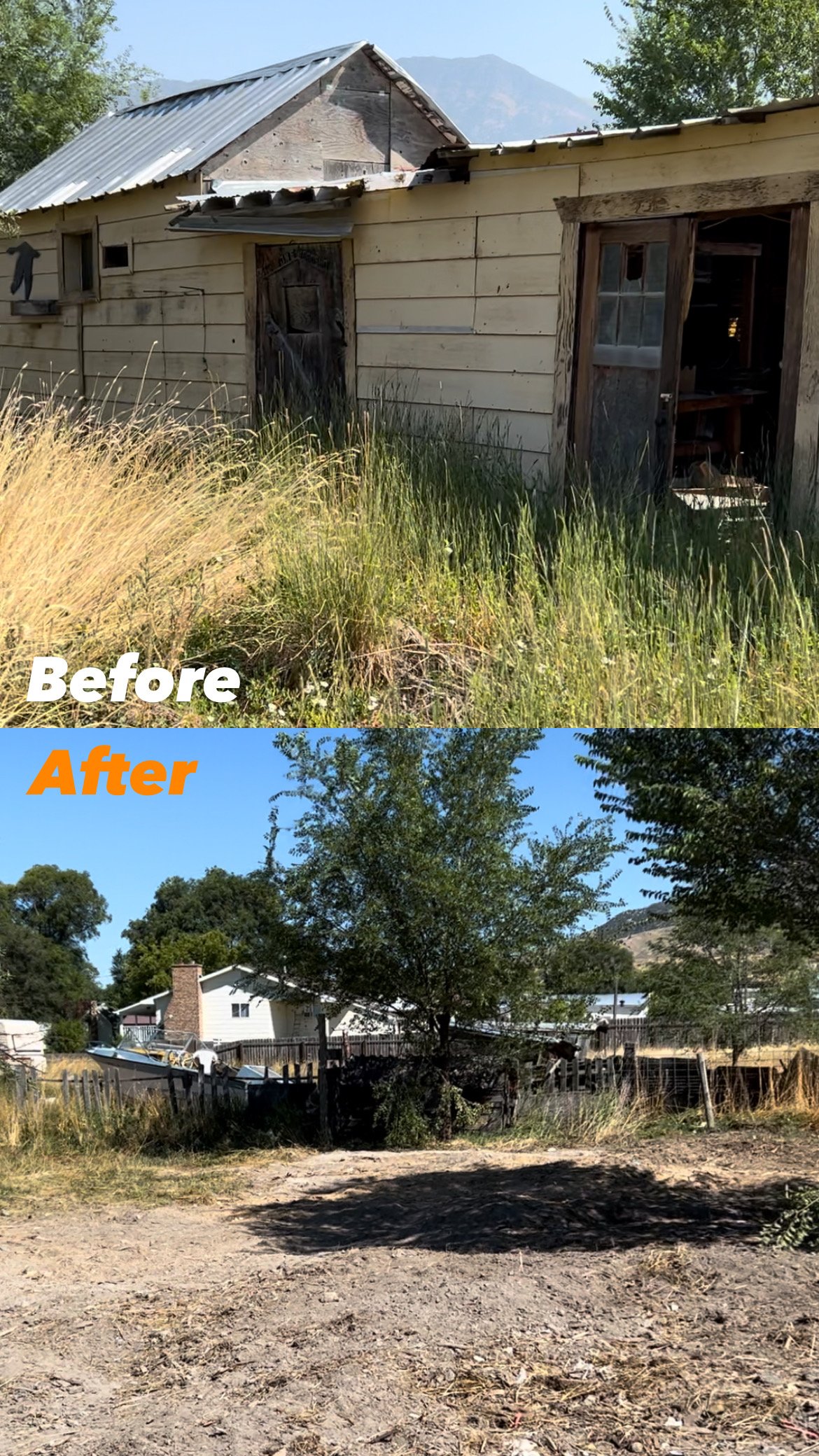 Shed Demolition in Plymouth, Utah