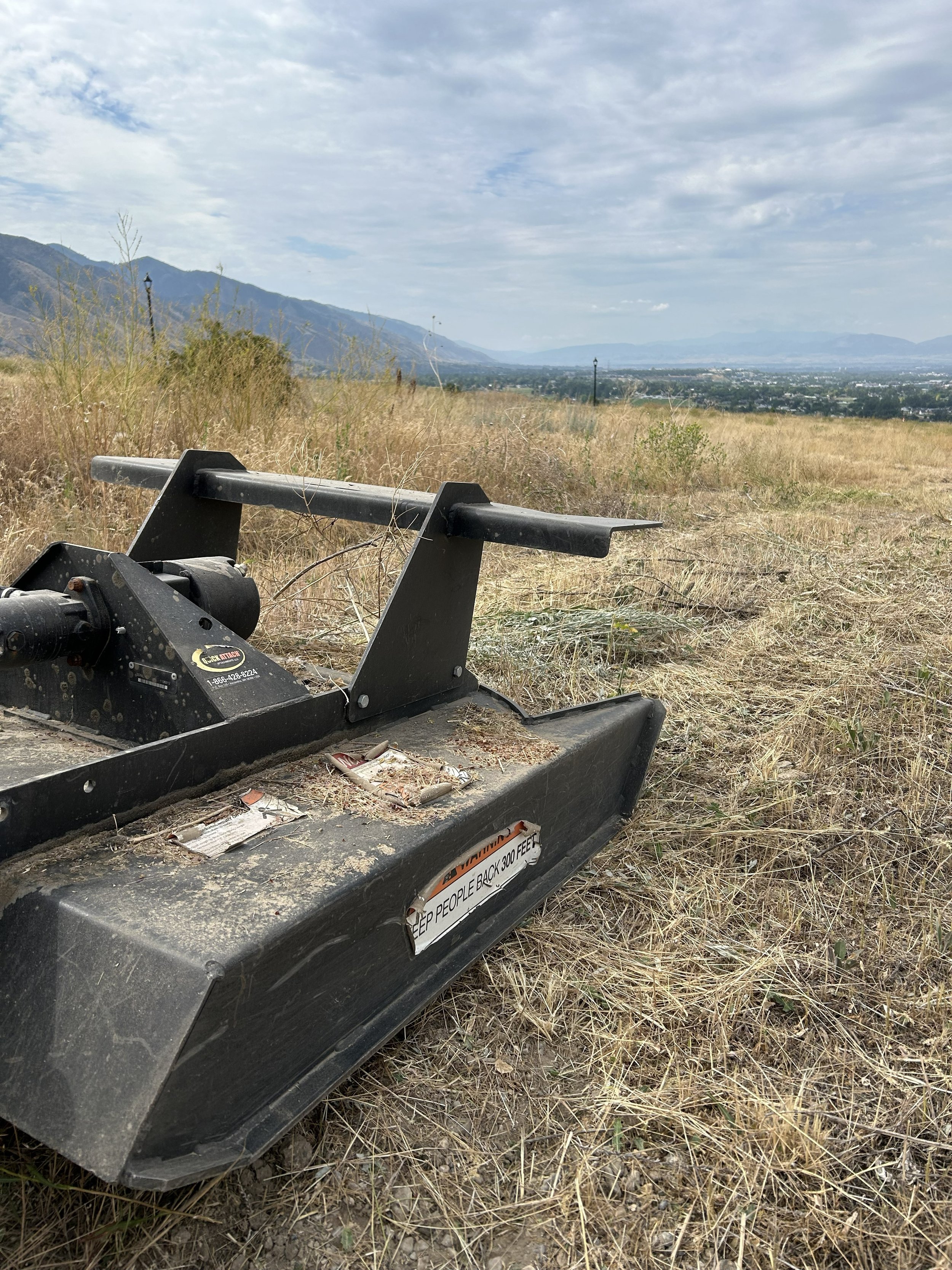Brush cutting services in Northern Utah