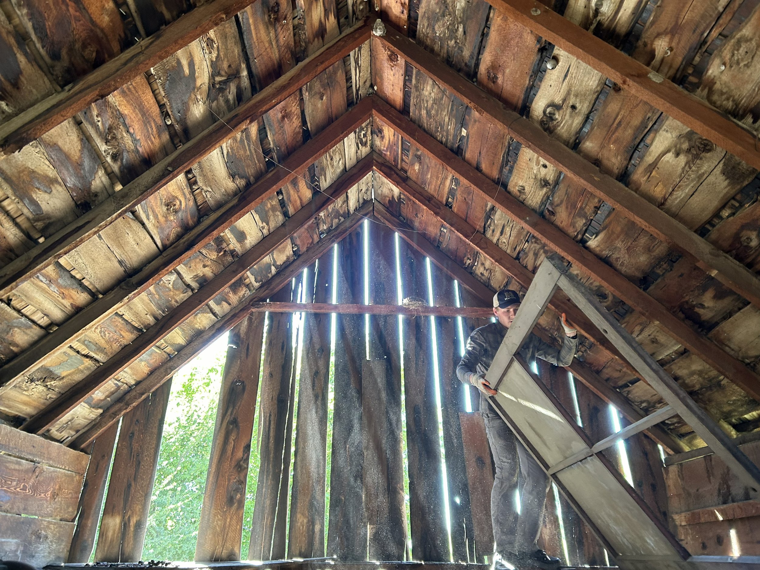 Junk removal from a barn in Logan Cache County Utah