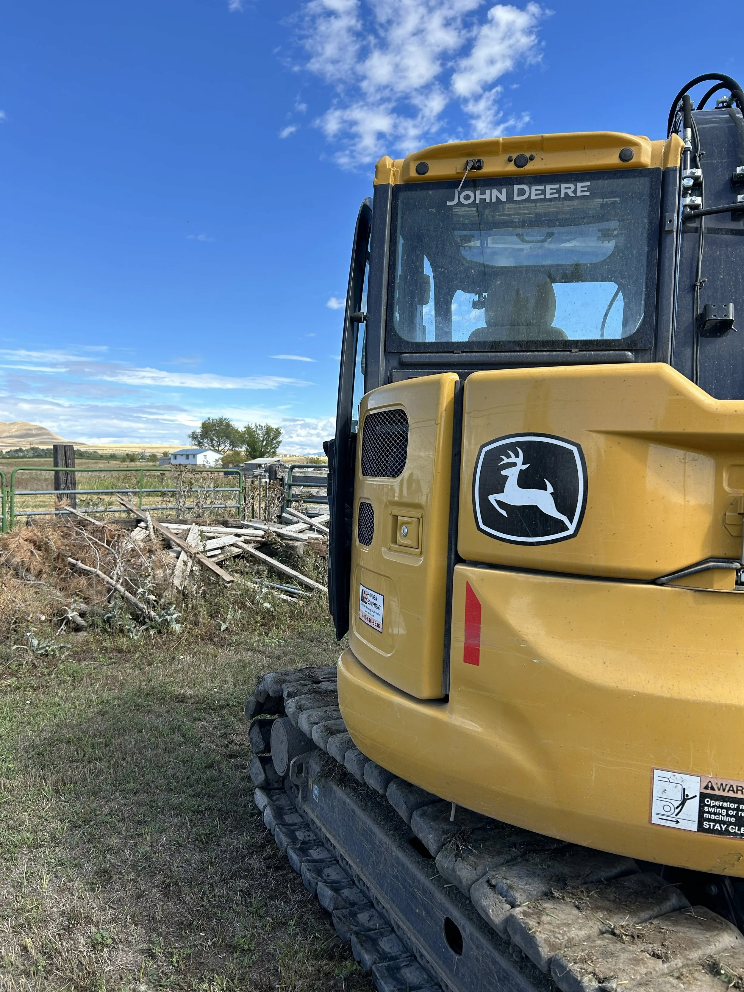 Farm debris cleanup in Northern Utah