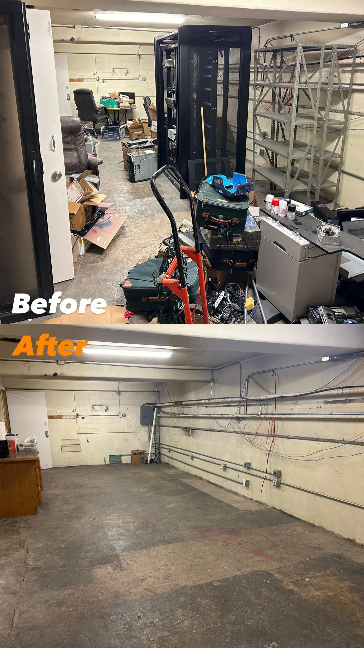 Server Room Clean Out in Logan, Utah