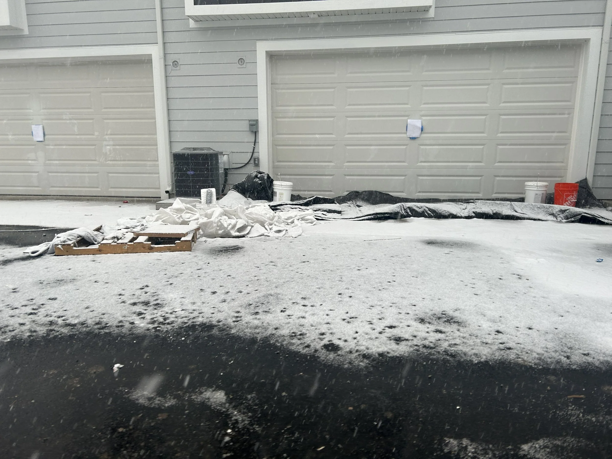 Post construction cleanup in Cache Valley, Utah