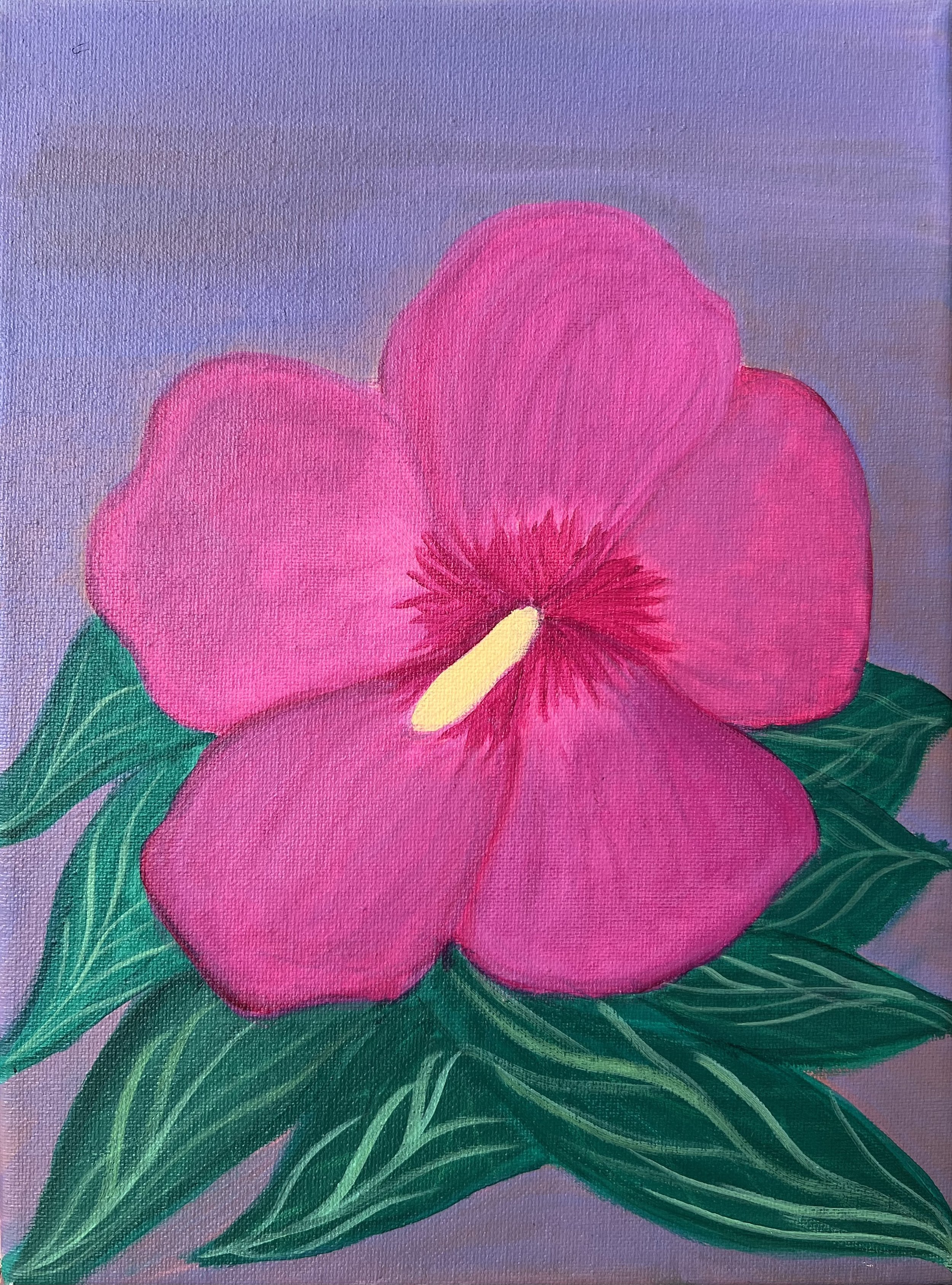 Mugunghwa 9"x12" Acrylic on Canvas
Gifted