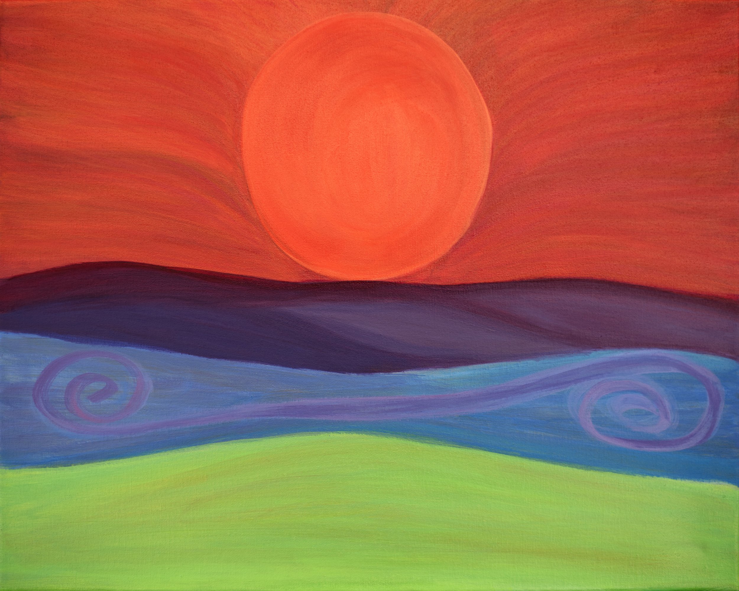 Centered in Presence 16"x20" Acrylic on Canvas
Price Upon Request