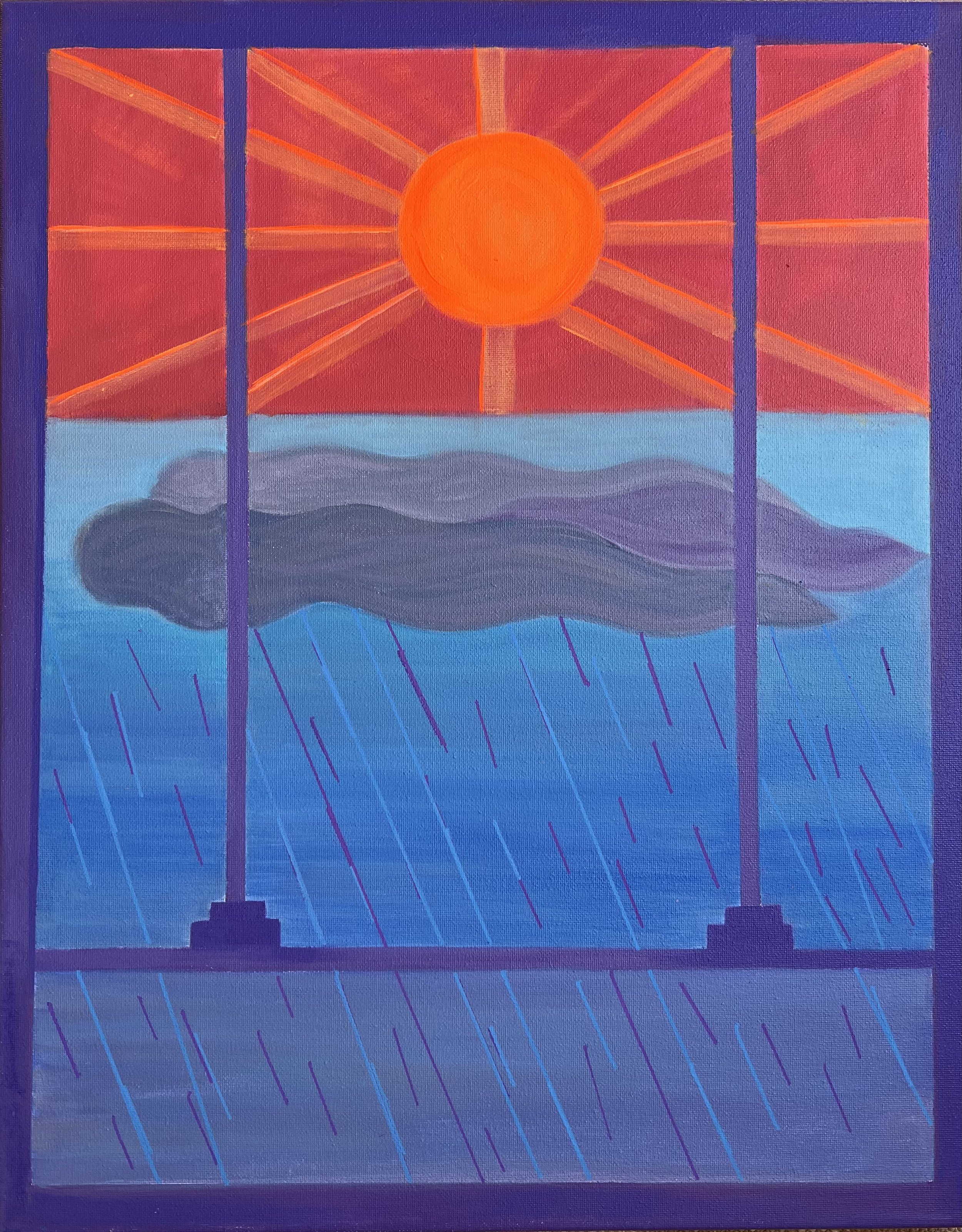 Sunshine after the Rain 16"x20" Acrylic on Canvas
Price Upon Request