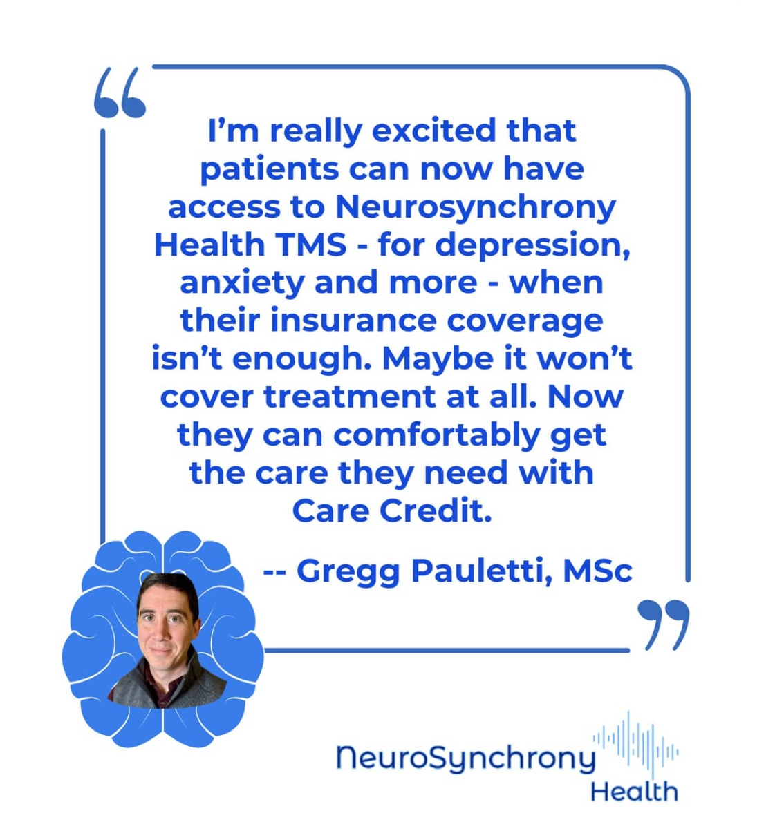 NSH is now a CareCredit Provider